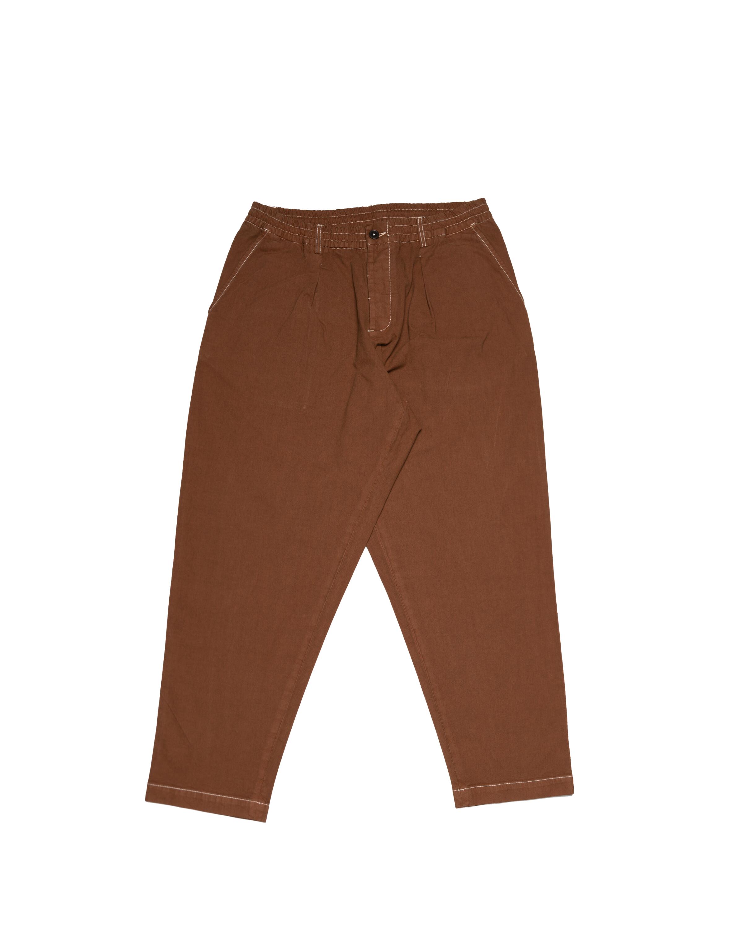 Universal Works PLEATED TRACK PANT | P2719-BRN | AFEW STORE
